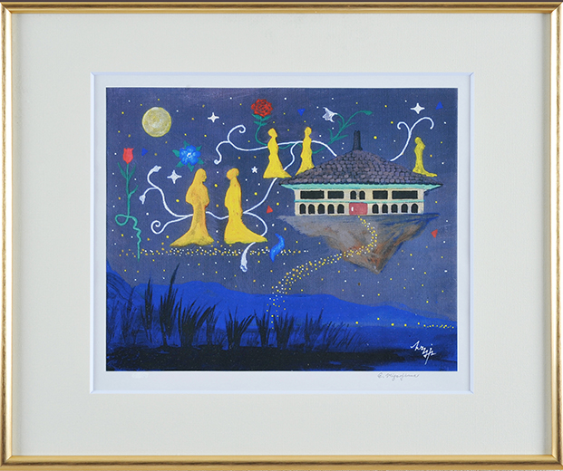 誌を奏でる絵：中原中也「秋の夜空」